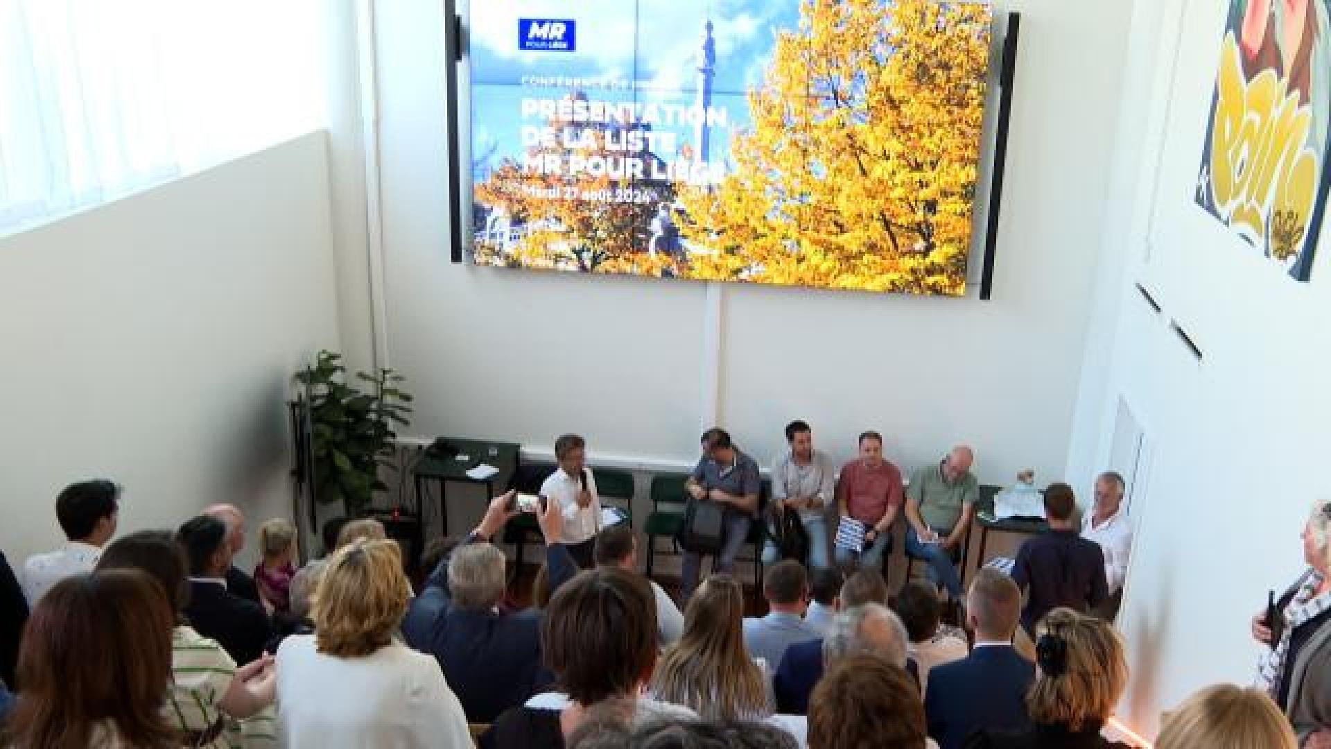 Communales 2024 : MR Liège veut changer le rapport de force 