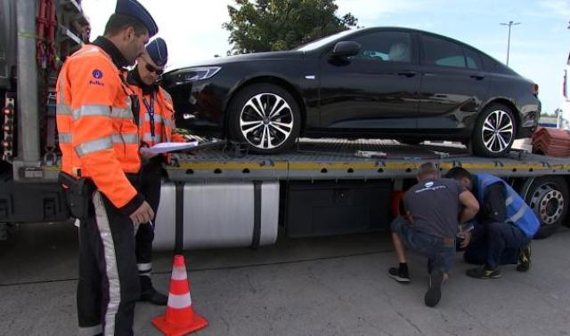 Contrôle surprise pour les poids lourds à Verlaine ! 