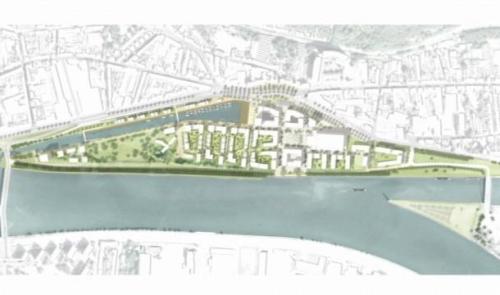 Coronmeuse : un éco-quartier de 1325 logements.