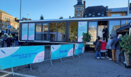 Covid : antennes de vaccination temporaires en Basse-Meuse et Hesbaye