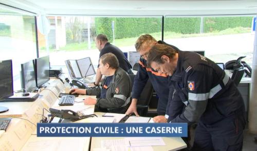 Crisnée, seule caserne de la protection civile en Wallonie