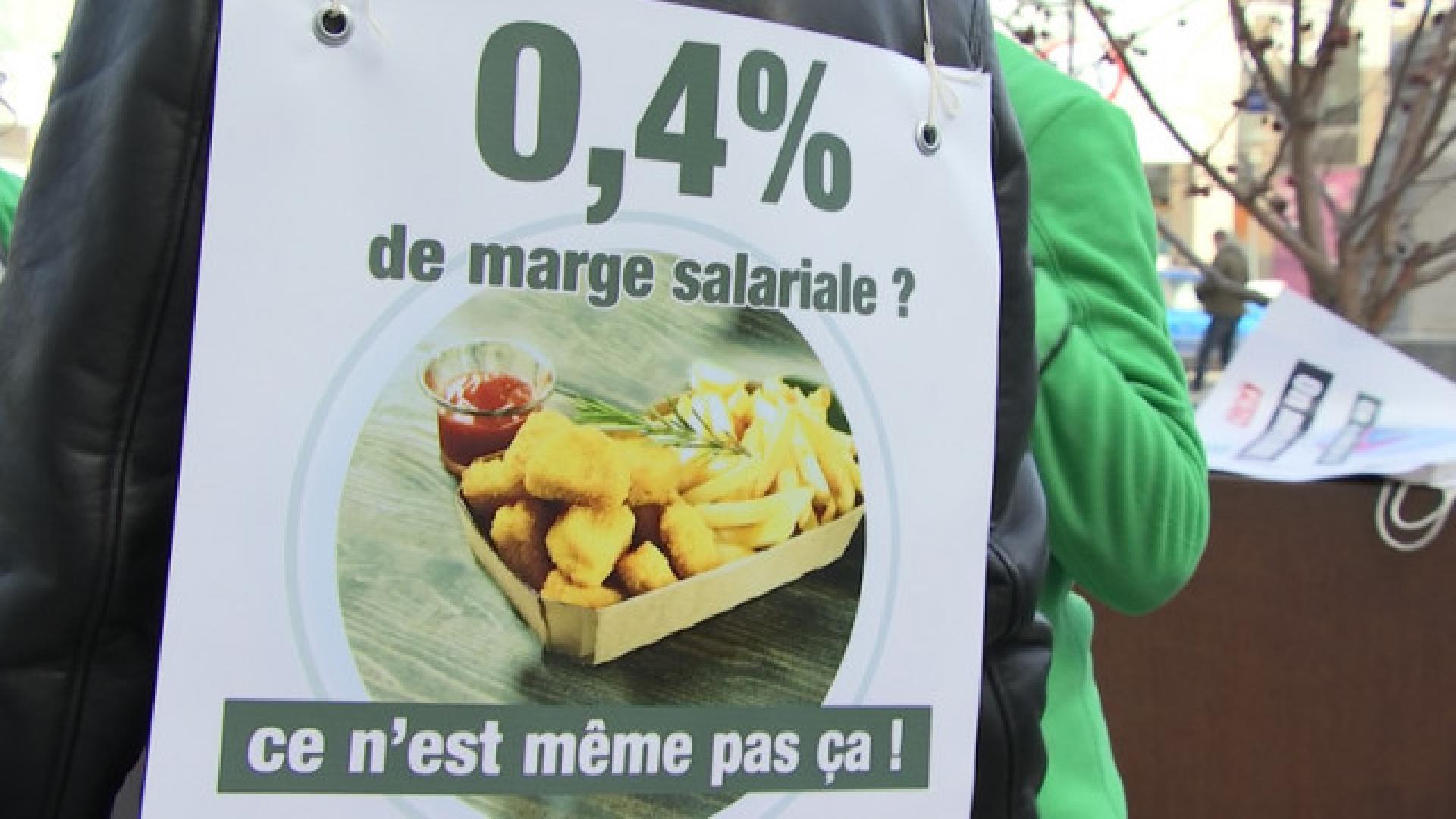 CSC : « 0,4% de marge salariale ? C’est des peanuts ! »