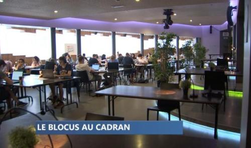 D'habitude on y danse... cette fois on étudie au Cadran !