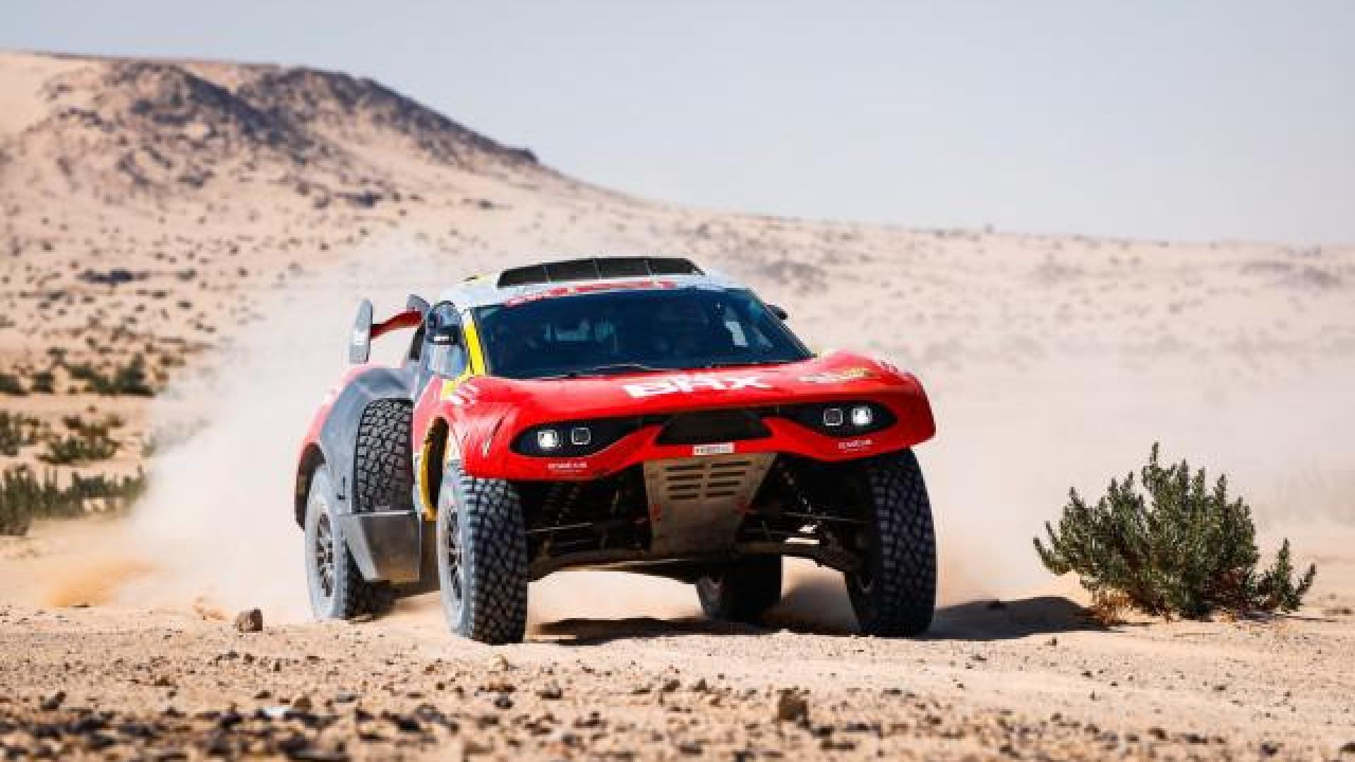 Dakar : le Liégeois F.Lurquin et S.Loeb remportent la 4e étape