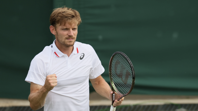 David Goffin: "Une manière originale de commencer le tournoi"