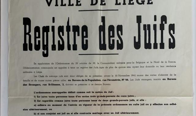De Liège à Auschwtiz : itinéraires de juifs déportés