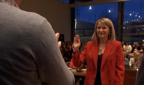 Déborah Géradon, première femme bourgmestre de Seraing