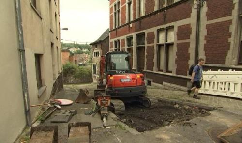 Début de trois nouveaux  chantiers à Liège.