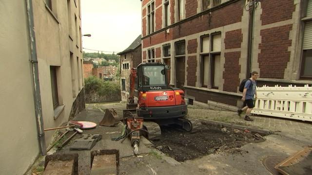 Début de trois nouveaux  chantiers à Liège.