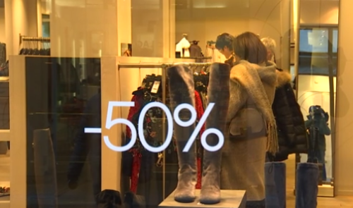 Démarrage en douceur pour les soldes de janvier