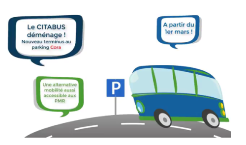 A partir du 1er mars, déménagement du Citabus !