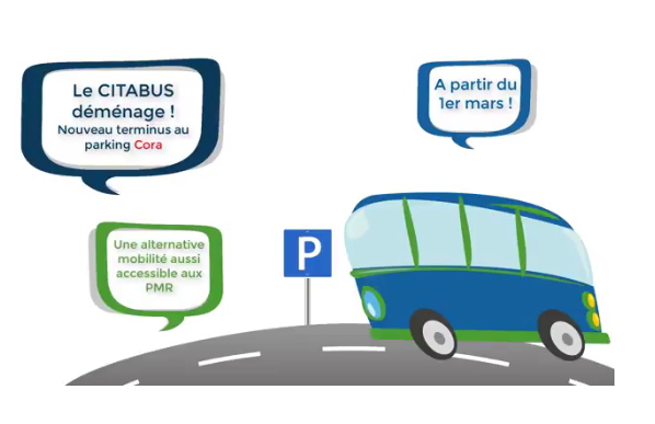 A partir du 1er mars, déménagement du Citabus !