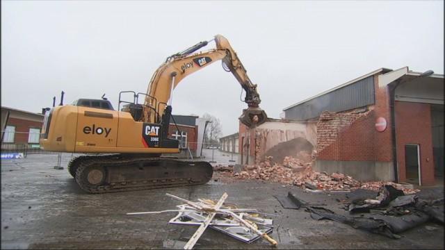 Démolition des ateliers : la Caserne de Saive poursuit sa mue