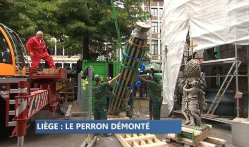 Démontage du Perron pour travaux de rénovation