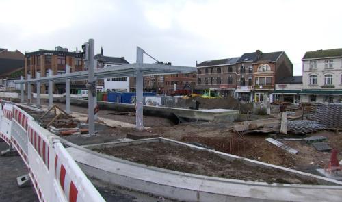 Dernière phase des travaux place Reine Astrid à Visé