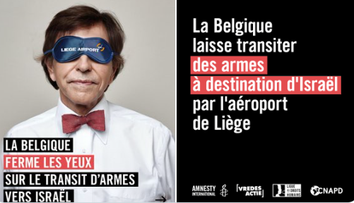 Des armes à destination d'Israël en transit à Liège Airport ? 