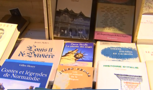 Des bouquinistes au Jardin Botanique 