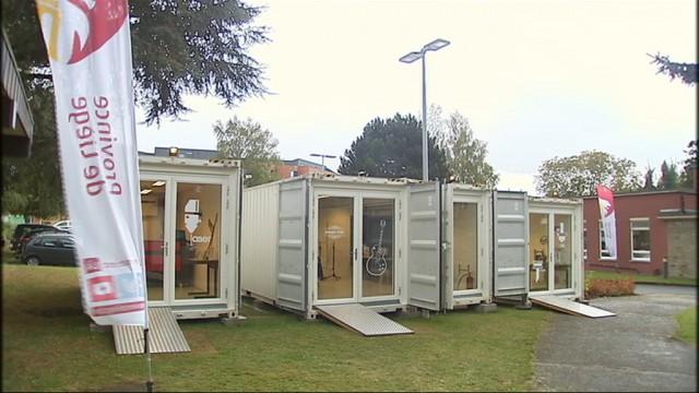 Des containers itinérants pour stimuler la créativité 