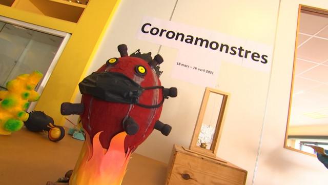 Des "Coronamonstres" réalisés par des aveugles et malvoyants à l’asbl "La Lumière"