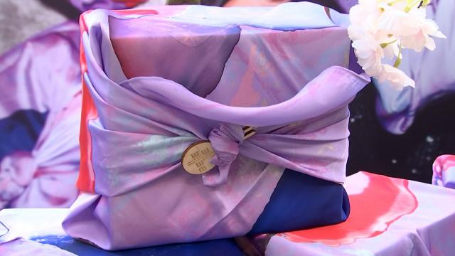 Des emballages furoshiki zéro déchet à Belle-île 