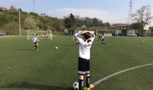 Des enfants en stage avec la Juventus de Turin à Tilleur 