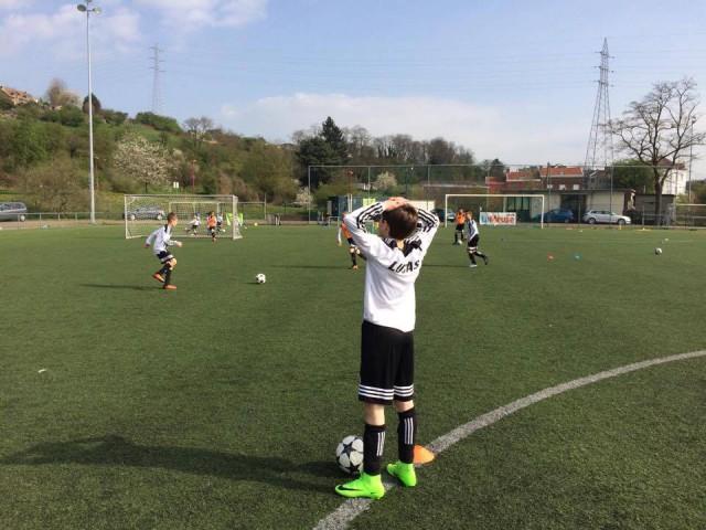 Des enfants en stage avec la Juventus de Turin à Tilleur 