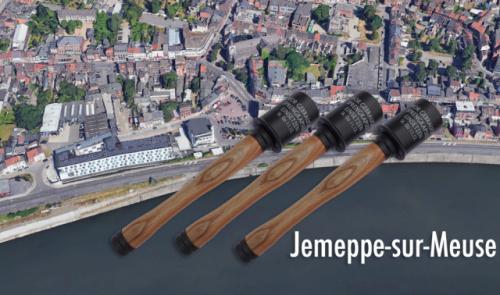 Des grenades allemandes tombées d'un faux plafond
