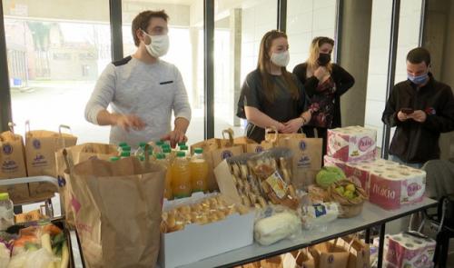 Distribution de colis solidaires pour les étudiants de la HEPL