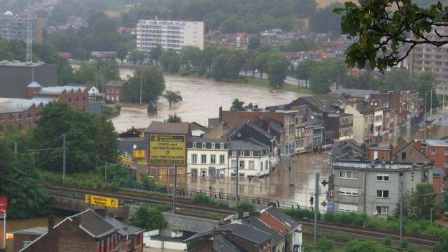La vallée de la Vesdre entièrement sinistrée