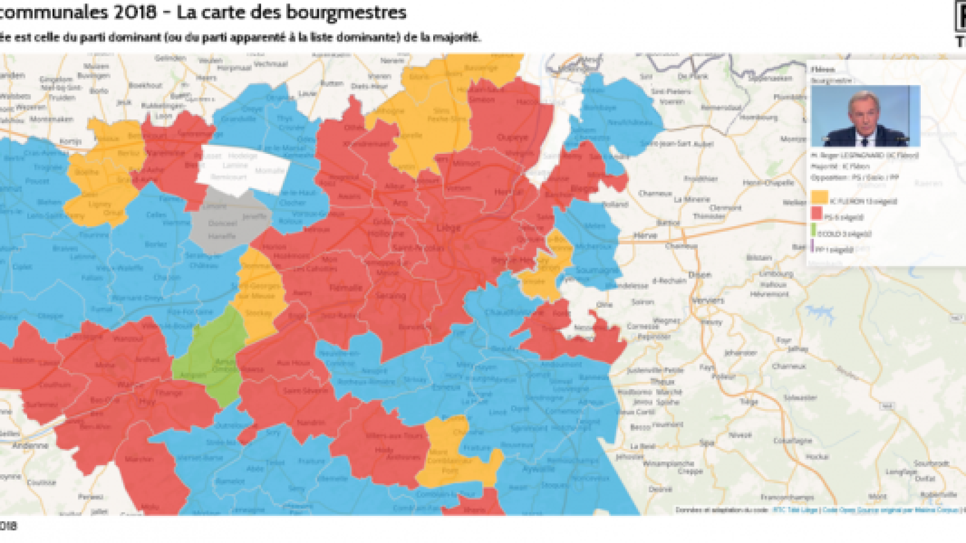 Elections 2018 : la carte des résultats et majorité dans votre commune 