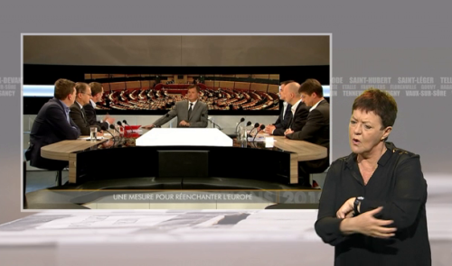 Elections Européennes 2019 : le débat politique (accessible aux sourds et malentendants)