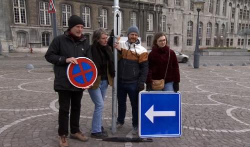 Vert Ardent contre l'impunité automobile à Liège 