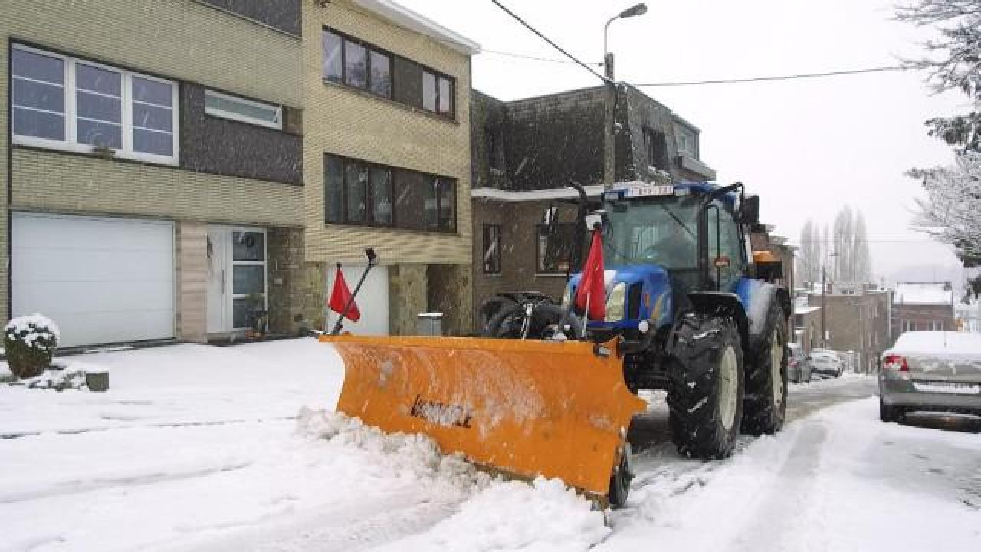 Un jour d'épandage à Liège 