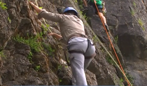 Escalade: les voies des rochers de Sy rouvertes