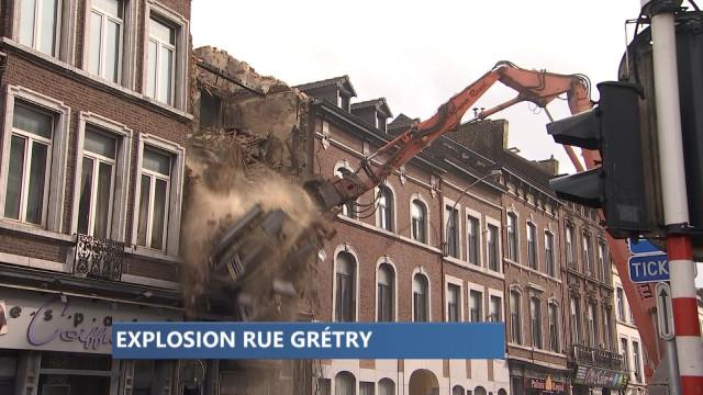 Explosion de la rue Gretry : on démolit la maison