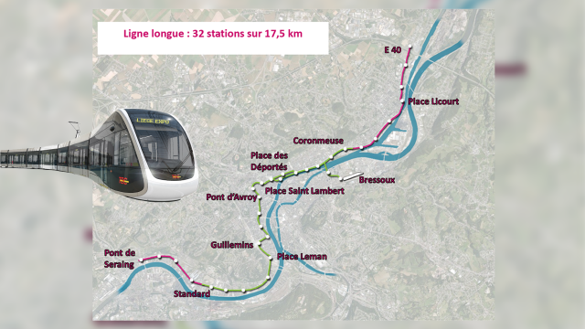 Extensions du tram vers Seraing et Herstal : début de l'étude d'incidences