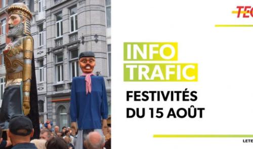 Fêtes du 15 août en Outremeuse : les déviations pour les bus