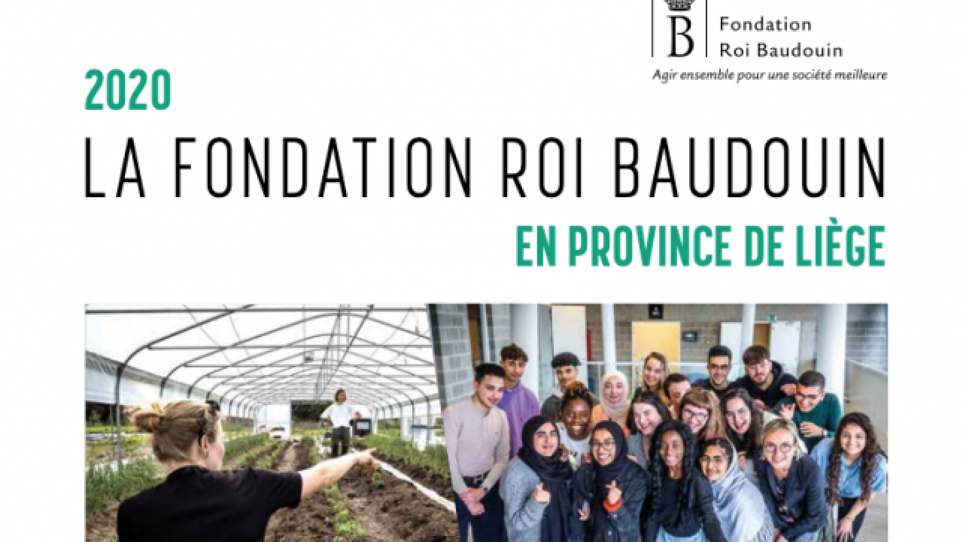Fondation Roi Baudouin en province de Liège : 365 soutiens apportés en 2020 
