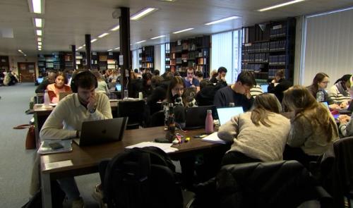 Forte affluence dans les salles étude de l'ULiège