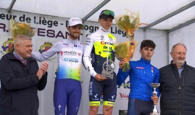 Francesco Busatto s'impose au sprint sur Liège-Bastogne-Liège Espoirs