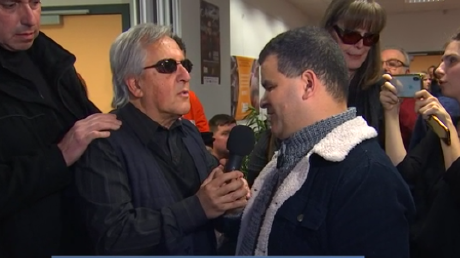 Gilbert Montagné en visite à La Lumière 