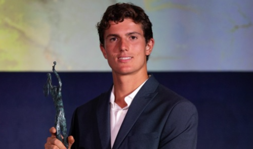 Gilles Arnaud Bailly, membre du TC Visé, récompensée par la Fédération Internationale de Tennis