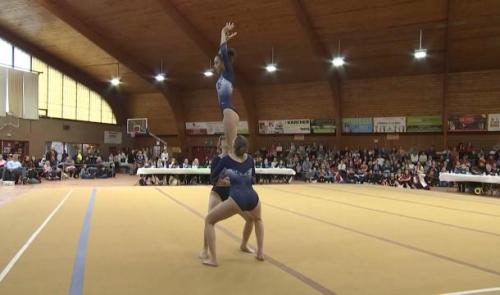 Gymnastique acrobatique : du style et de l'équilibre à Bressoux