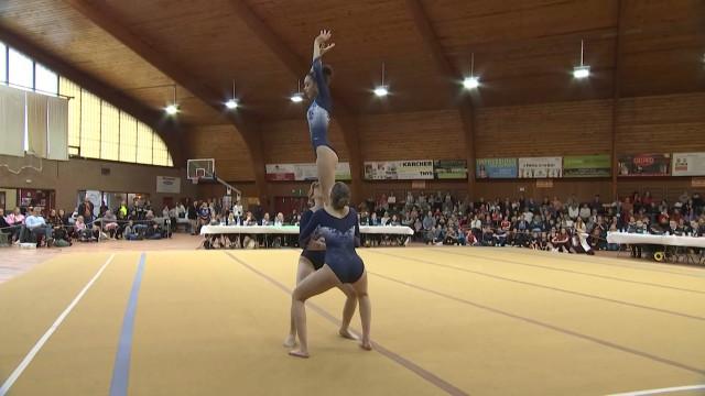 Gymnastique acrobatique : du style et de l'équilibre à Bressoux
