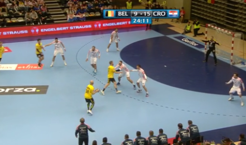 Handball : Belgique - Croatie