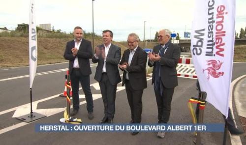 Herstal : ouverture du Boulevard Albert 1er