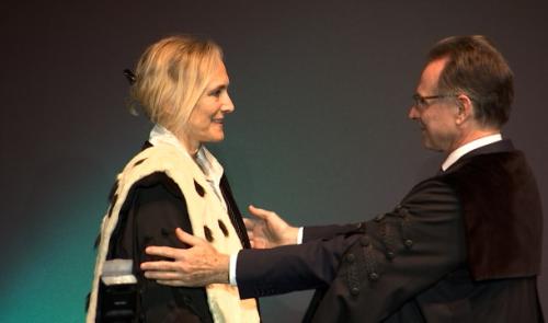 Historique : une rectrice à l'Université de Liège