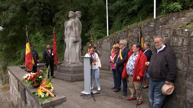 Hommage à 273 mineurs français au Fort de Huy