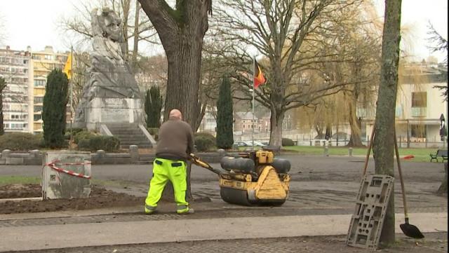 Huy: le réaménagement du parc Henrion vient de démarrer 