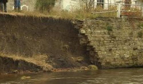 Berge effondrée sur la Vesdre